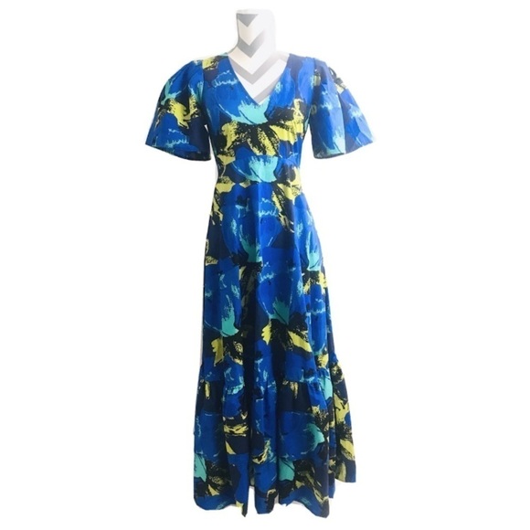 NEW - Christopher John Rogers Target Floral Tiered Dress - Picture 5 of 11